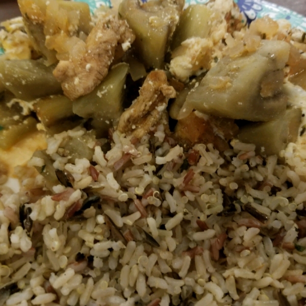 Mediterranean Chicken with Eggplant