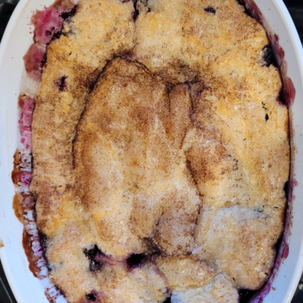 Yummy Blueberry Cobbler