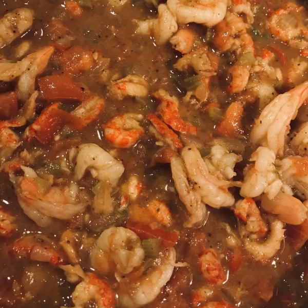 Cajun Crawfish and Shrimp Étouffée