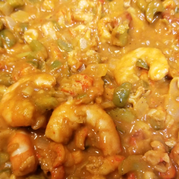 Cajun Crawfish and Shrimp Étouffée