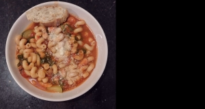 Garbanzo Tomato Pasta Soup