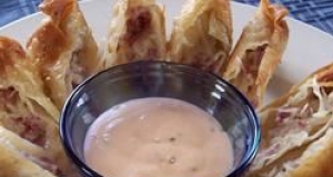 Reuben Egg Rolls