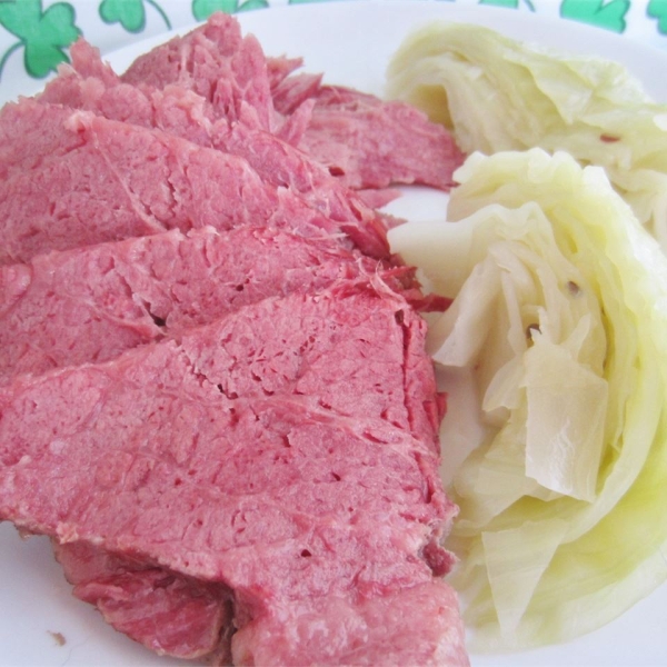 Lucky's Lucky Corned Beef and Cabbage