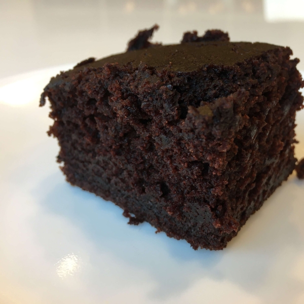 Gluten-Free Wacky Depression Era Chocolate Cake