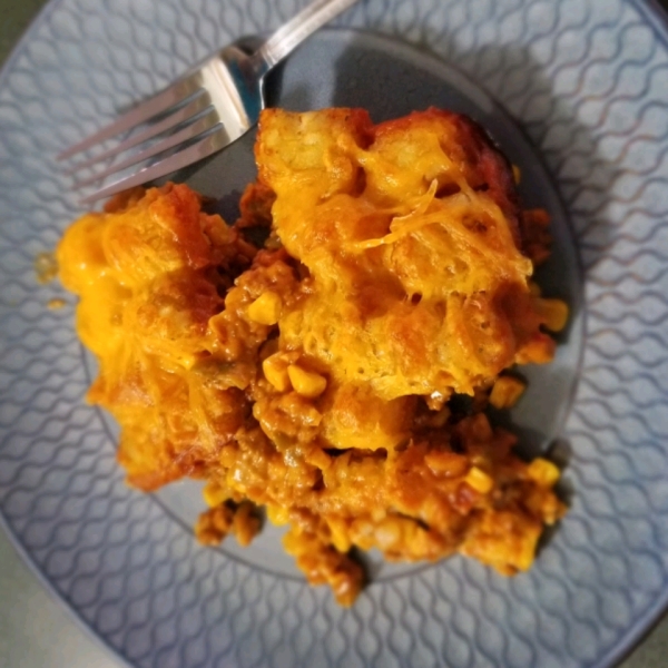 Sloppy Joe Tater Tot® Casserole