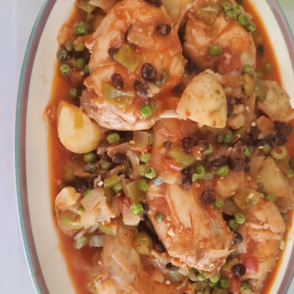 Rabbit Fricassee Cuban-Style