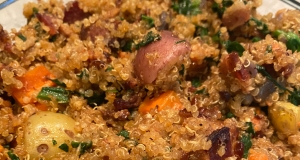 Bacon Spinach Quinoa