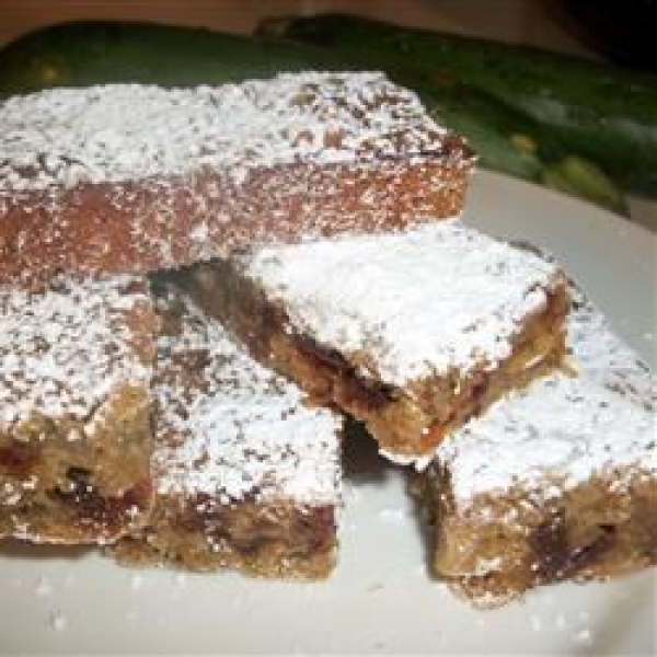 Zucchini Nut Bars