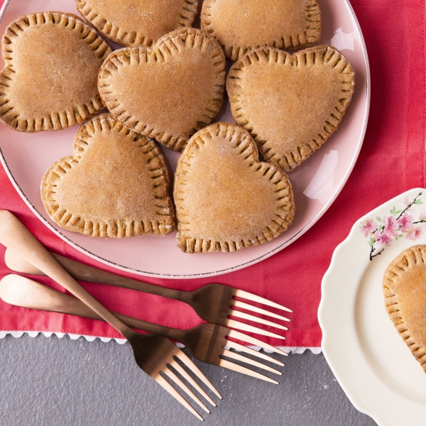 Heart Shaped Whole Wheat Mini Calzones