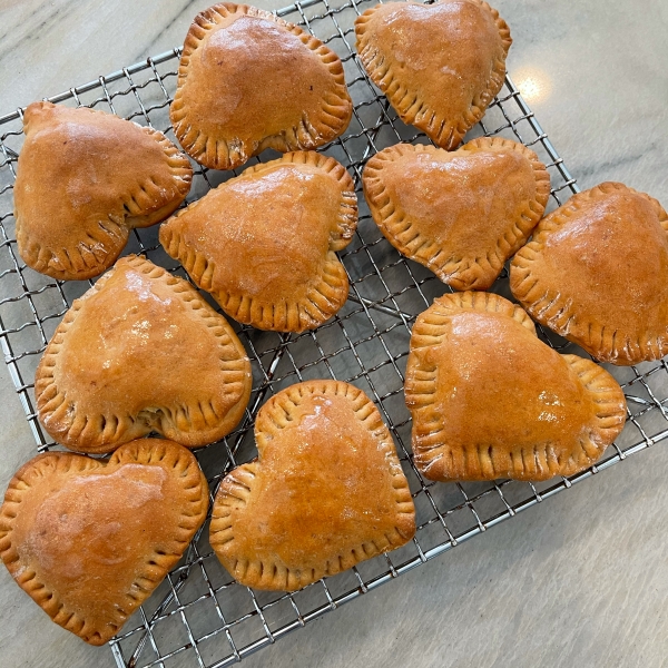 Heart Shaped Whole Wheat Mini Calzones