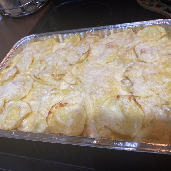 K-Dub's Alfredo Ravioli Bake