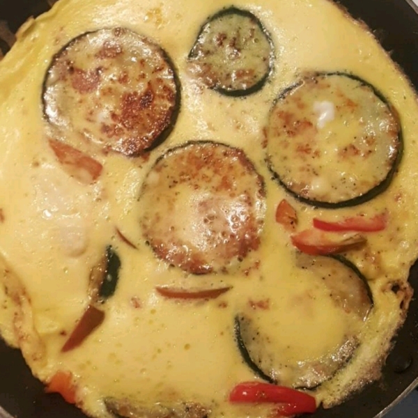 Scrambled Eggs with Zucchini