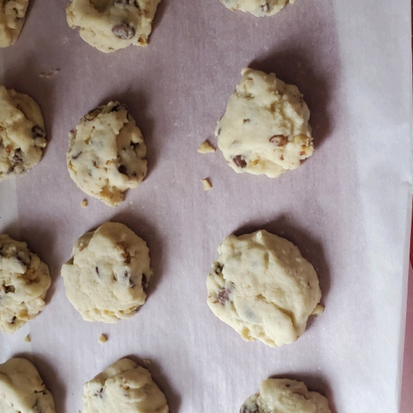 Tina's Shortbread Chocolate Chip Cookies