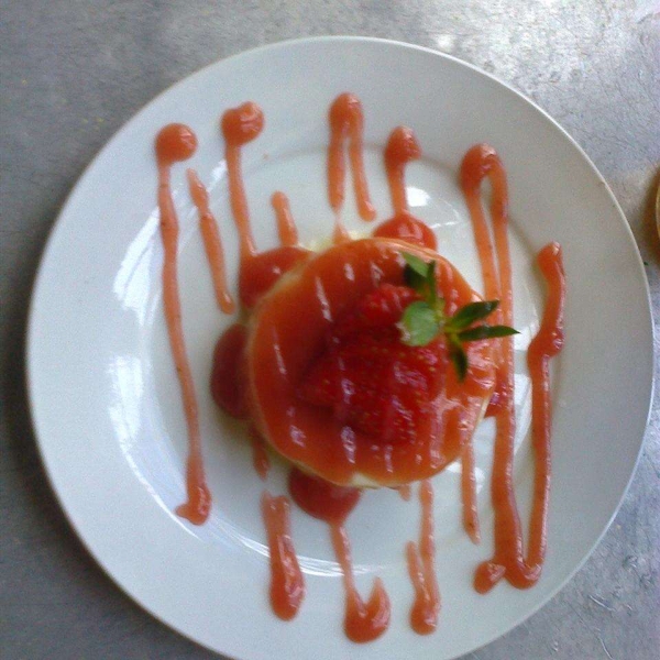 Panna Cotta with Berry Sauce