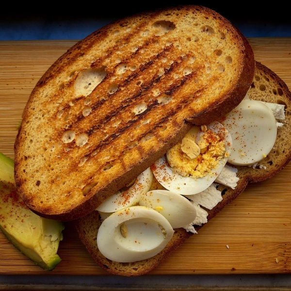 Hard-Boiled Egg Sandwich