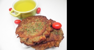 Potato Pancakes with Pickle Juice