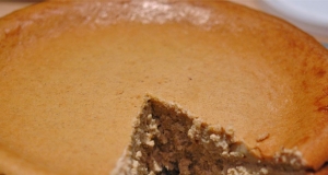 Pumpkin Cheesecake in a Gingersnap Crust
