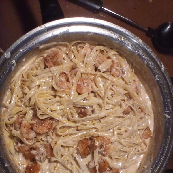 Cajun Shrimp Fettuccine Alfredo