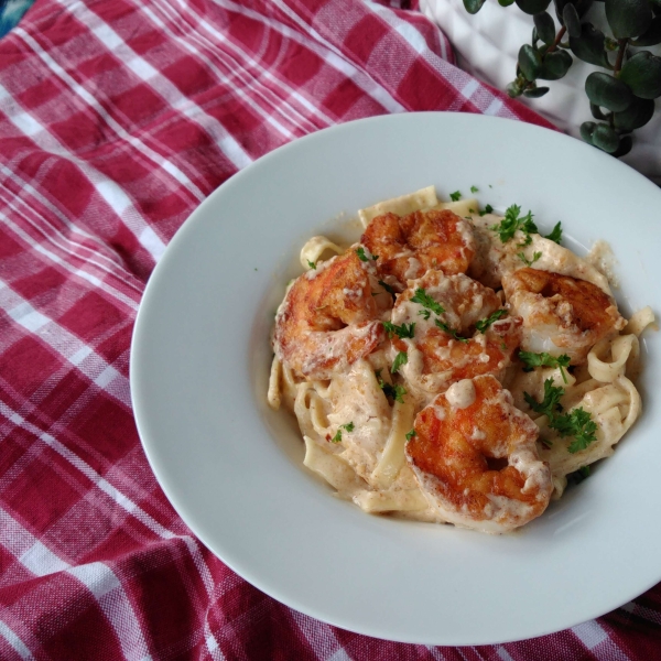 Cajun Shrimp Fettuccine Alfredo