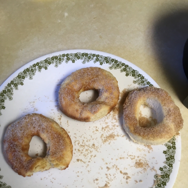 Air-Fried Cinnamon and Sugar Doughnuts