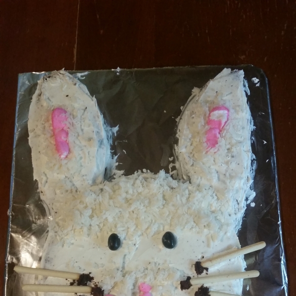 Bunny Cake with Round Cake Pans