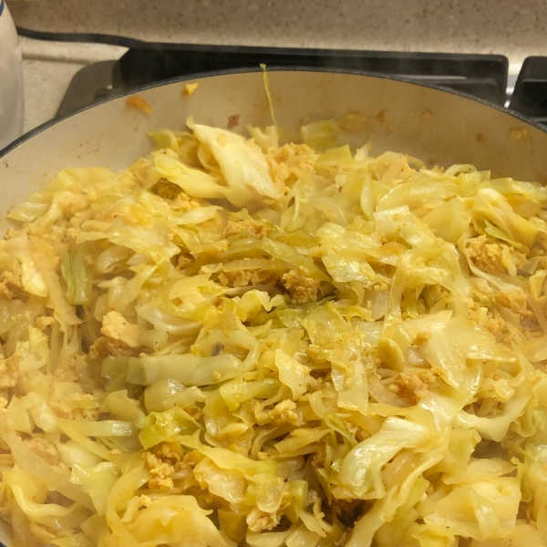 Indonesian Curried Cabbage