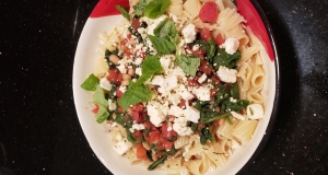 Greek Pasta with Tomatoes and White Beans