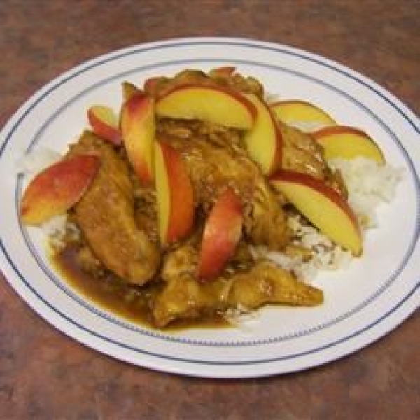 Sticky Orange Chicken with Nectarines