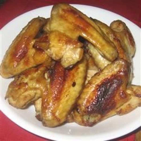 Ginger Orange Glazed Chicken Wings