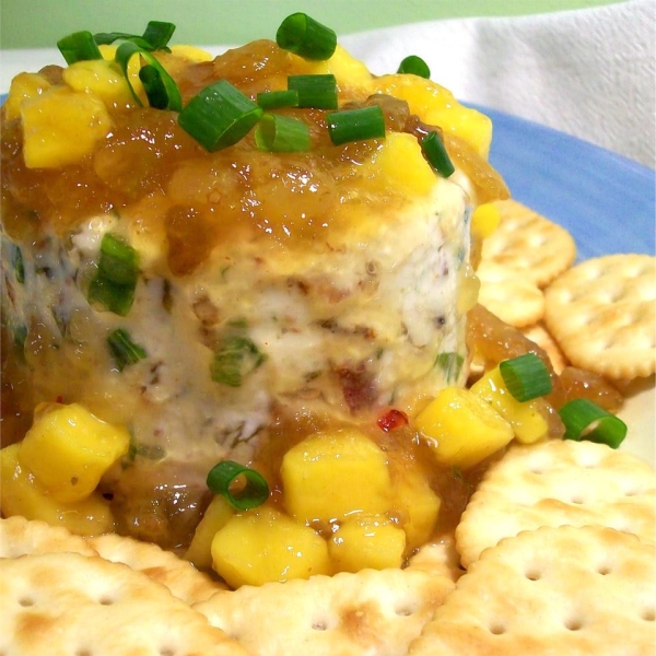 Mango Chutney Cheese Ball