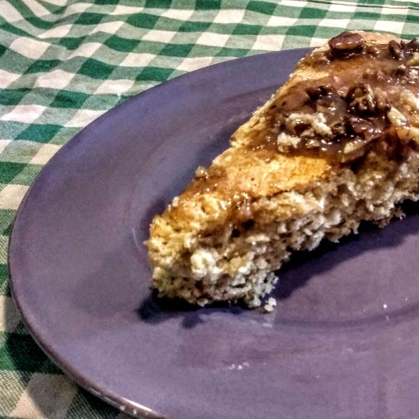 Buttermilk Banana Scones with Praline Glaze