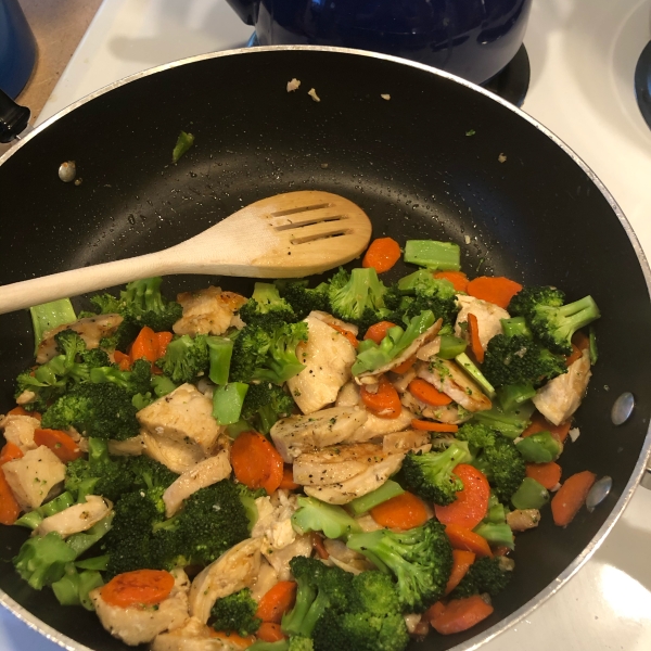 Broccoli and Carrot Stir Fry