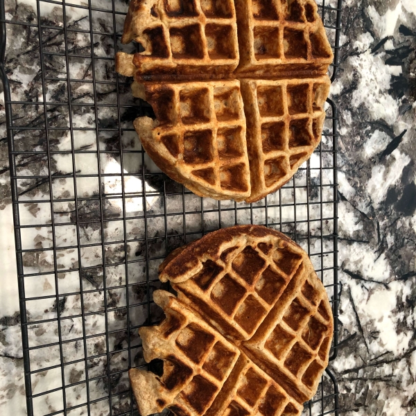 Whole Wheat Banana Waffles