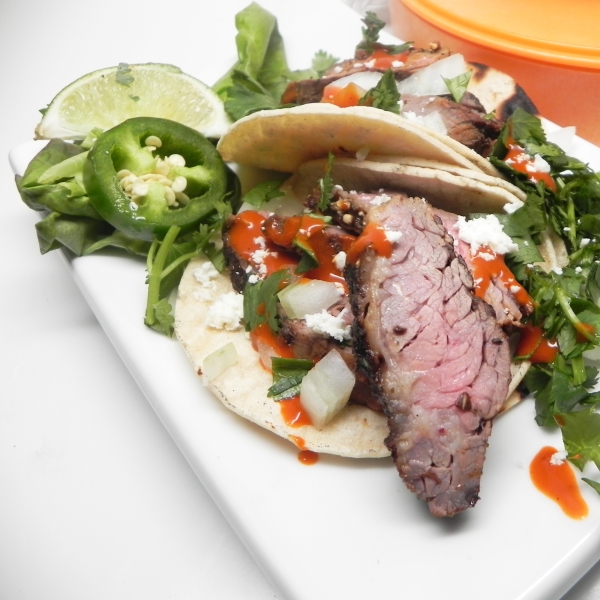 Grilled Skirt Steak Tacos