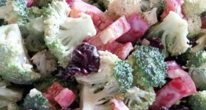 Curried Broccoli Cranberry Salad