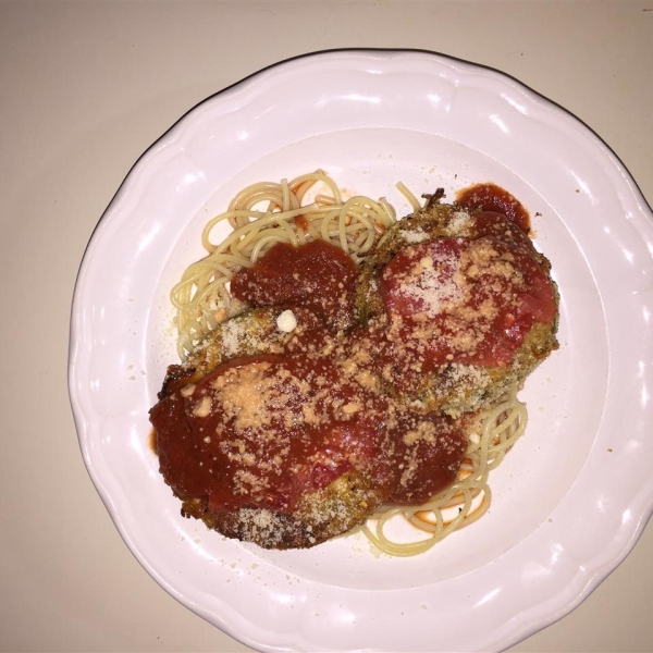 Crispy Eggplant with Spicy Tomato Sauce