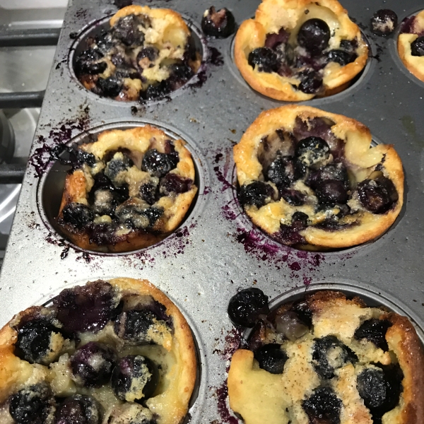 Blueberry Popovers