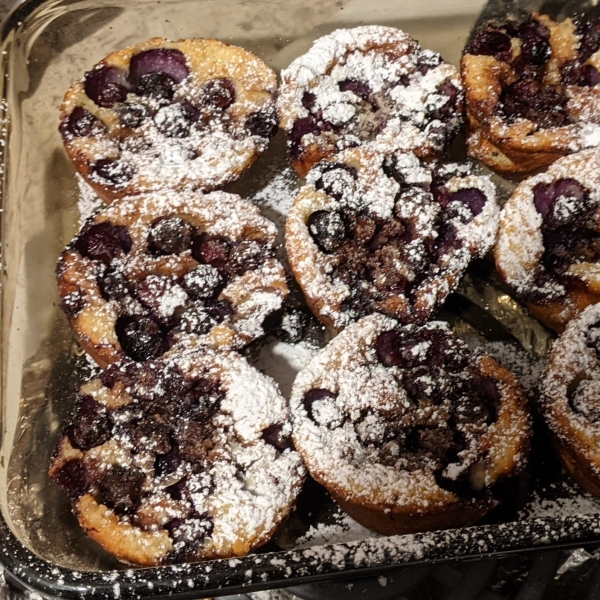 Blueberry Popovers