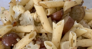 Roasted Potato Cauliflower Pasta