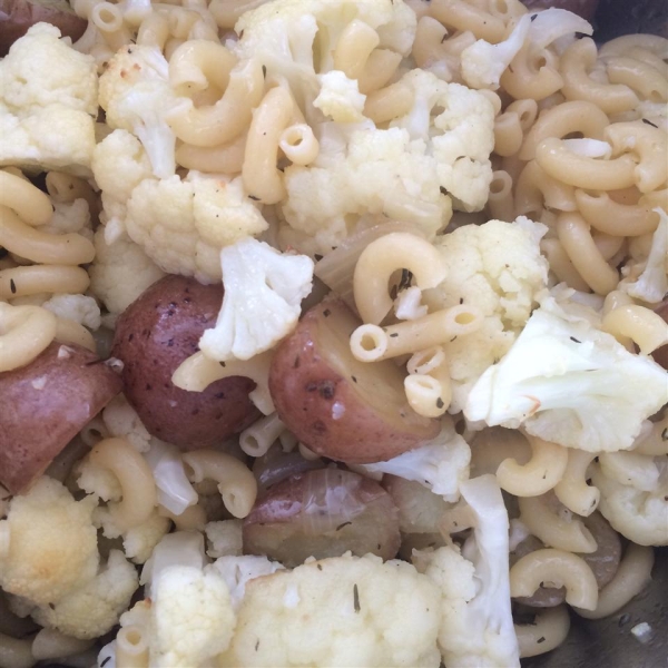 Roasted Potato Cauliflower Pasta