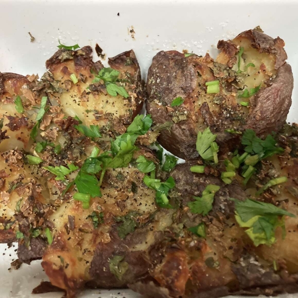 Garlic-Smashed Potatoes