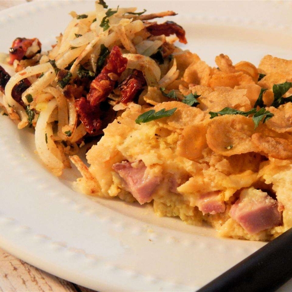 Overnight Corn Flake Bake