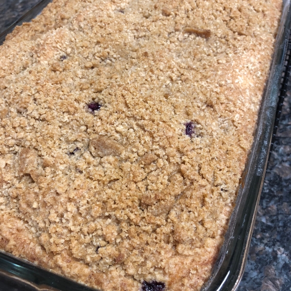 Buttermilk Mango-Berry Crumb Cake