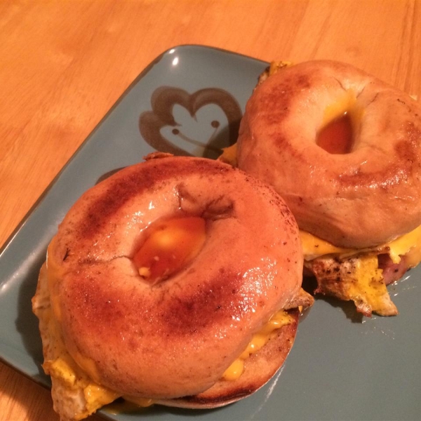 Hammy Egg Maple Bagel