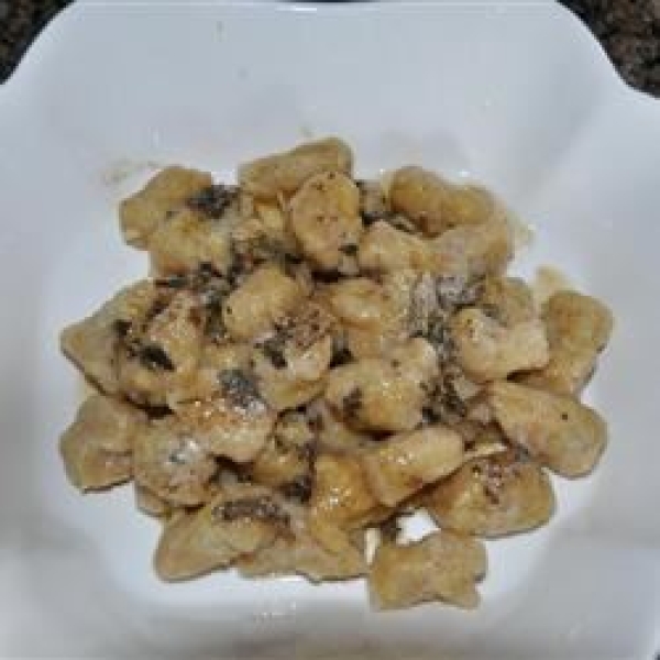 Acorn Squash Gnocchi with Parmesan Sage Beurre Blanc