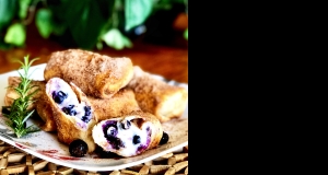 Air Fryer Blueberry Chimichangas
