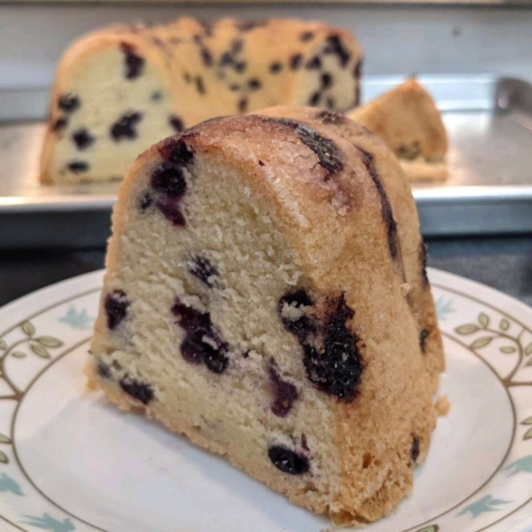 Blueberry Pound Cake