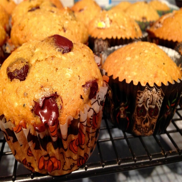 Pumpkin-Chocolate Chip Muffins