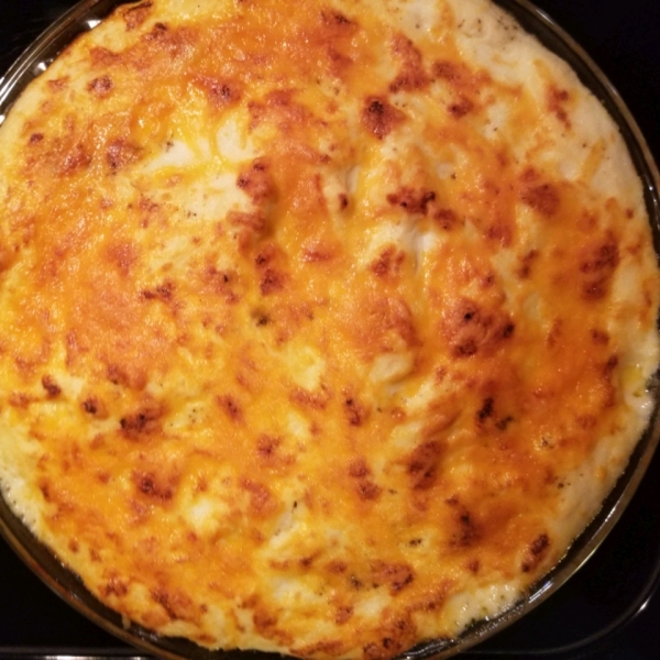 Twice Baked Cauliflower with Bacon