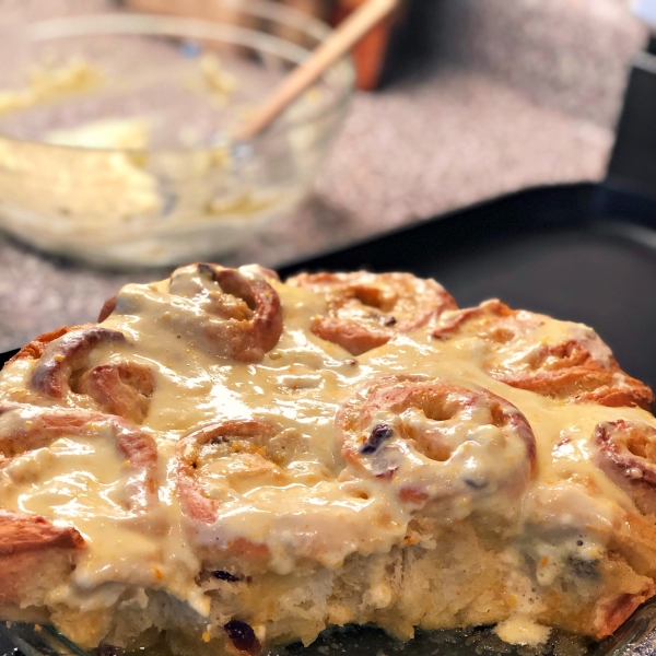 Luscious Orange-Cranberry Sweet Rolls